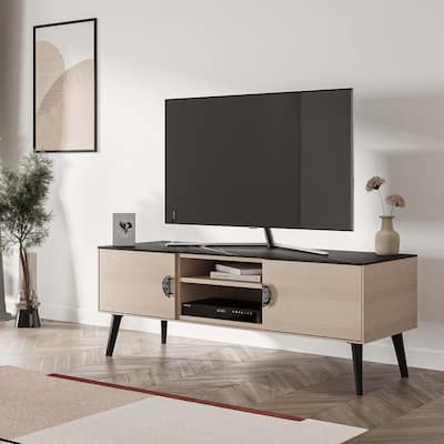 Manhattan Comfort Haley 55.10" Mid-Century Modern TV Stand
