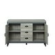 preview thumbnail 6 of 8, 45-inch Wood Sideboard with 3 Drawers