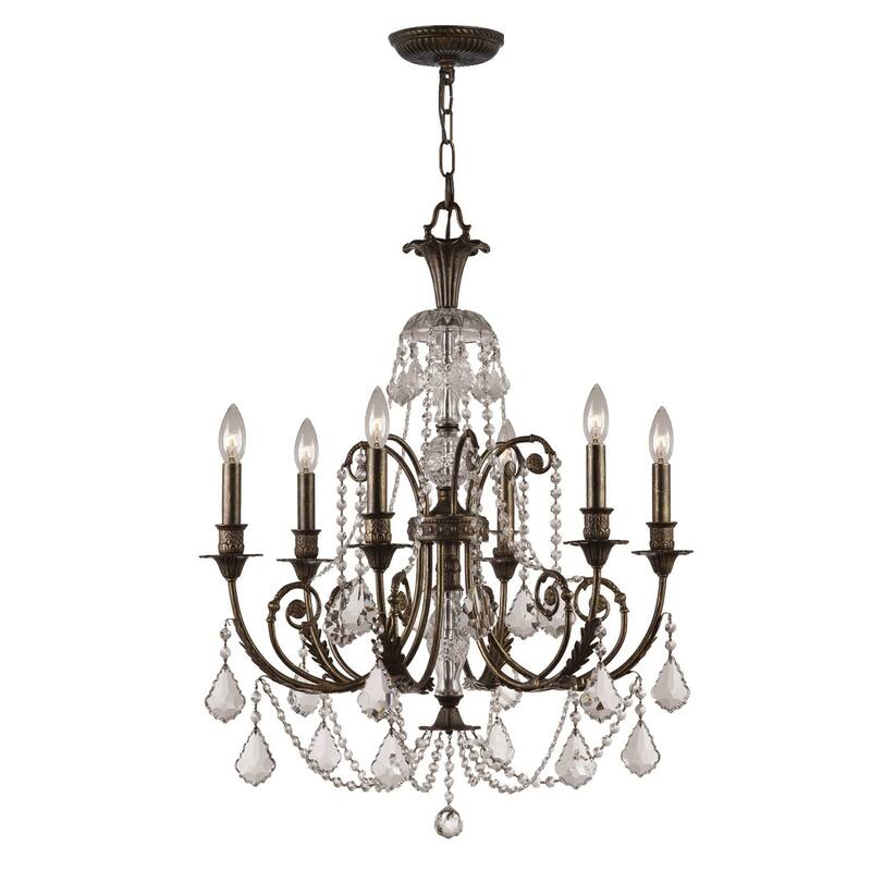Crystorama Lighting Group Regis 6 Light 26" Wide Chandelier with Clear
