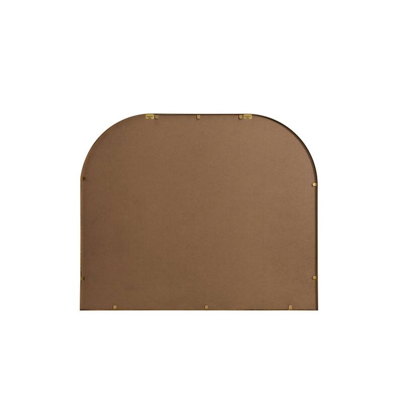 Indigo Home Metal Frame Arch Mirror 36x30 Inch