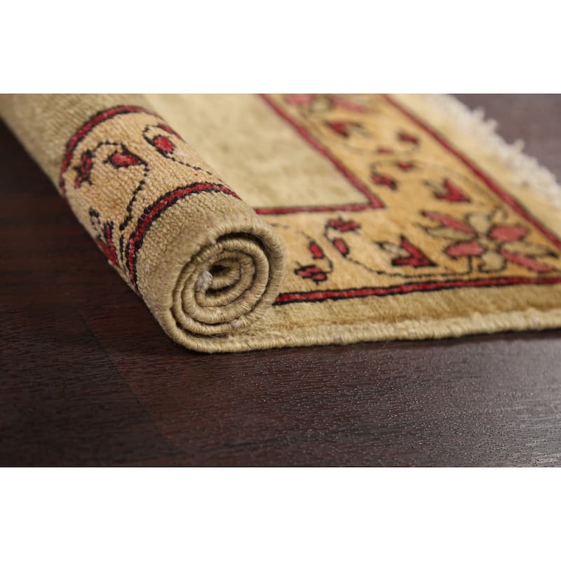 Bordered Gabbeh Kashkoli Oriental Area Rug Wool Hand-knotted Carpet - 2'0" x 2'8"