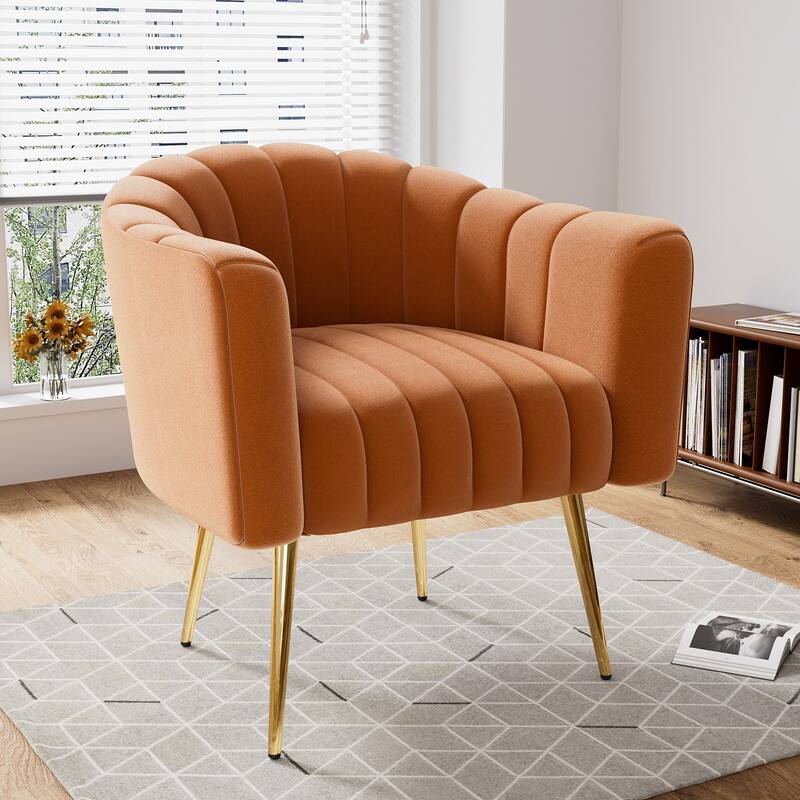 Ouyessir Oversized Modern Upholstered Accent Chair with Tufted Back