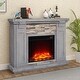 preview thumbnail 5 of 21, 48" Freestanding Electric Fireplace with Remote Control