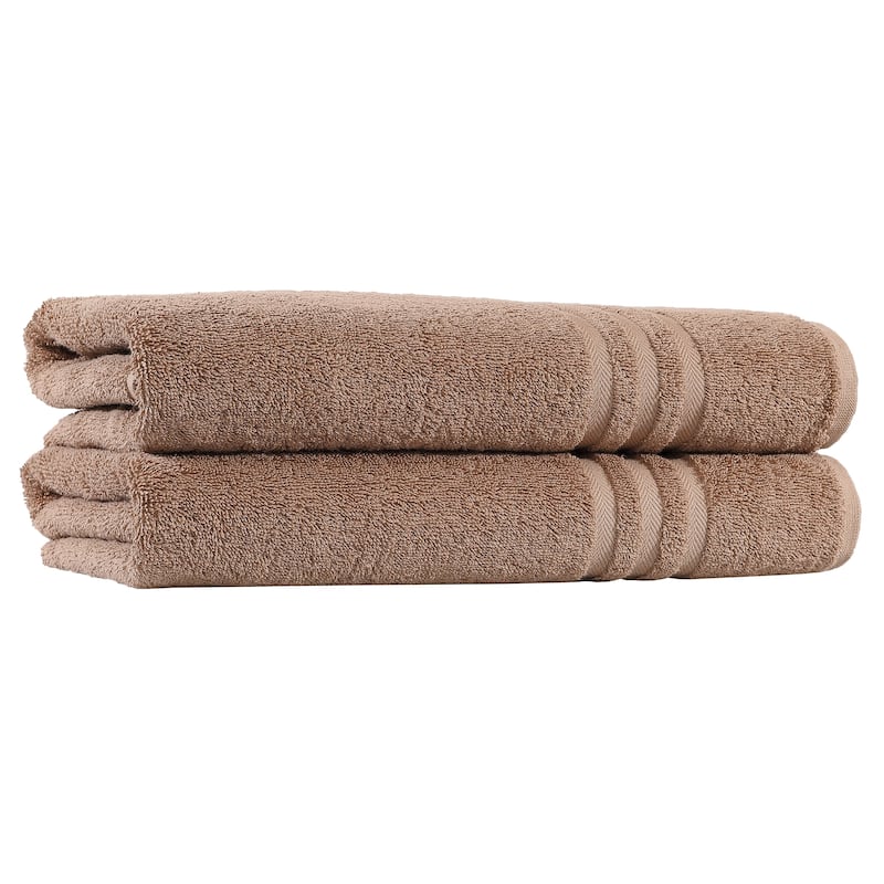 Copper Grove Steeprock Turkish Cotton Terry Bath Towel - Latte Brown
