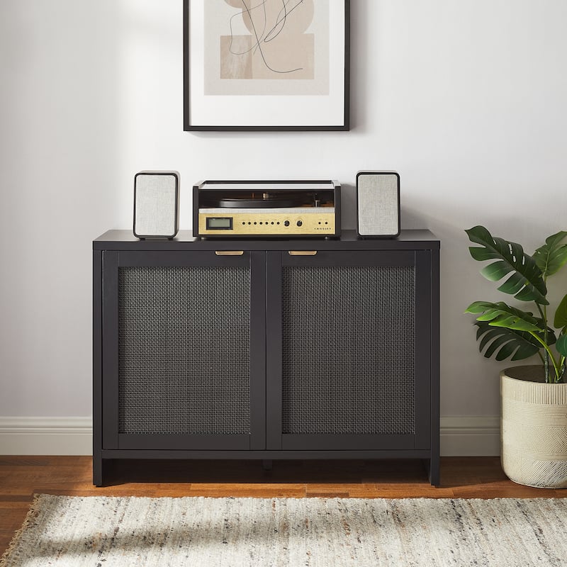 Crosley Kenji Record Storage Media Console