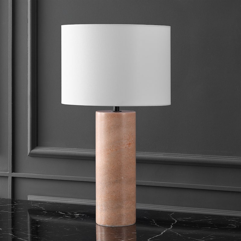 SAFAVIEH Couture Jillianna Round Marble Table Lamp - 1"W x 14"D x 25"H