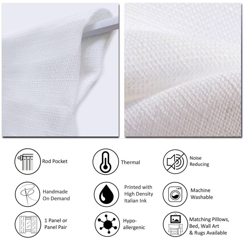 Designart 'Little Birds On The Tree Branches I' Traditional Curtain Single Panel