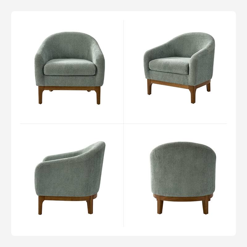 Joseph Mordern Boucle Armchair Chair Set Of 2 By HULALA HOME