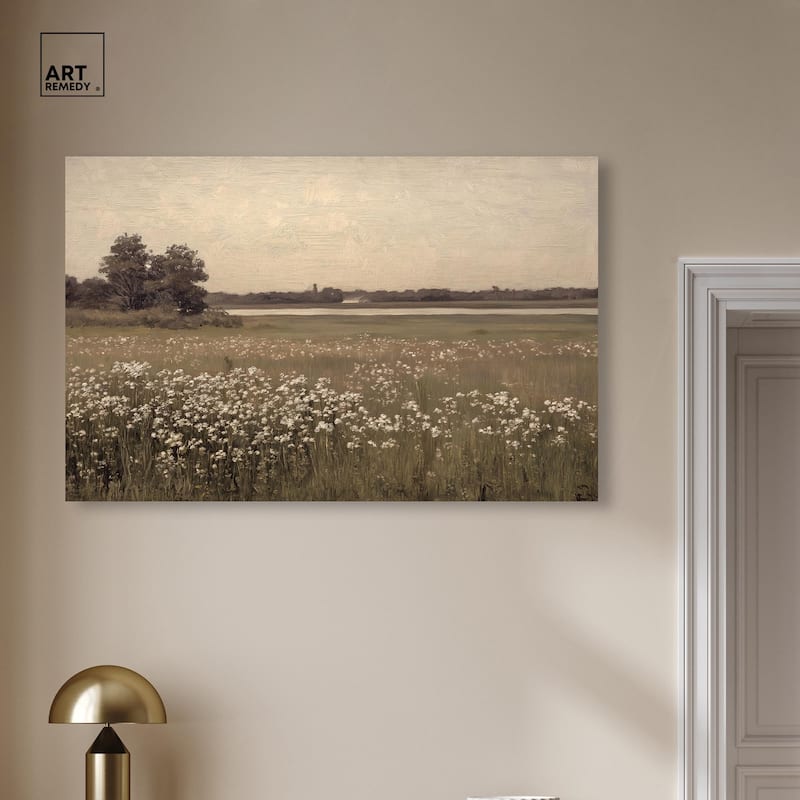 Hazy Day Canvas by Art Remedy, Gallery Wrapped
