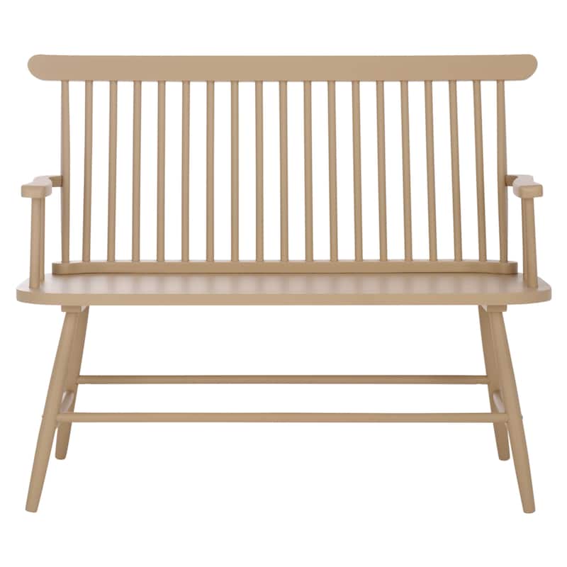 SAFAVIEH HOME Eton Bench - 46"W x 20"D x 36"H - Khaki