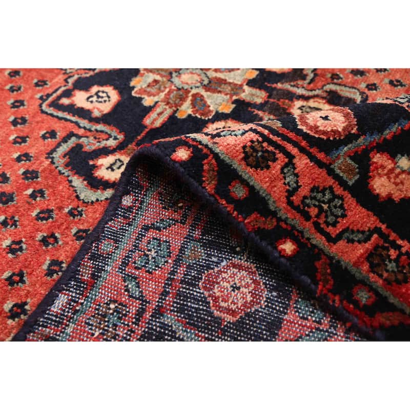 ECARPETGALLERY Hand-knotted Andelz Red Wool Rug - 4'6 x 6'9