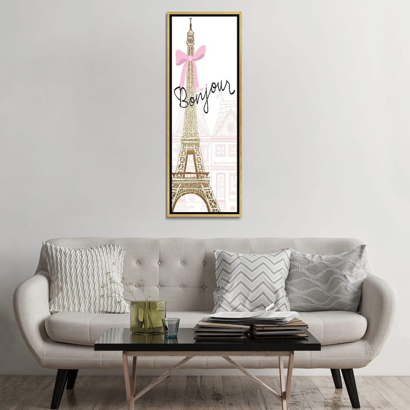 iCanvas "Paris Streets I" by Kimberly Allen Framed Canvas Print