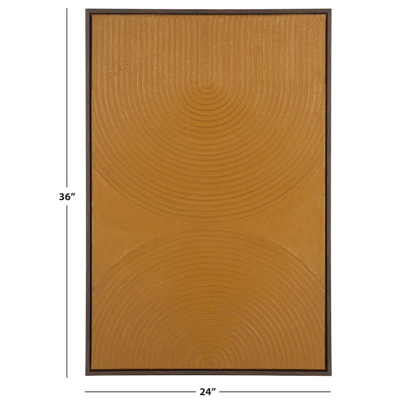 SAFAVIEH Home Under The Bridge 24W x 36L-inch Copper Framed Wall Art