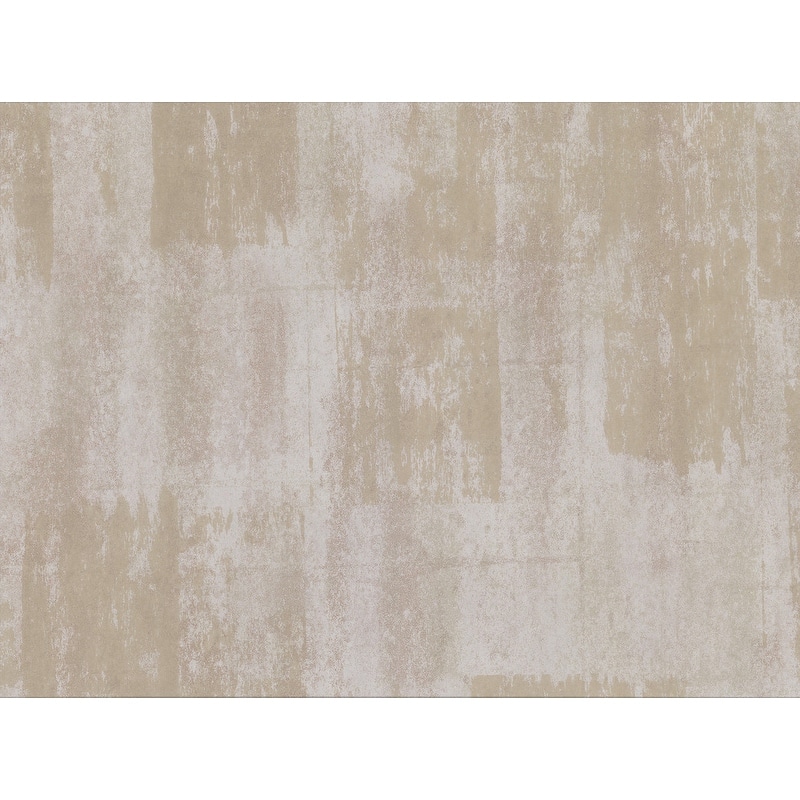 Brewster Pollit Champagne Distressed Texture Wallpaper - 27.5in x 396in x 0.025in