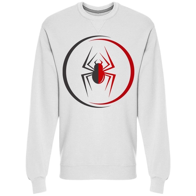 Black/red Encircled Spider Sweatshirt Men's -Image by Shutterstock