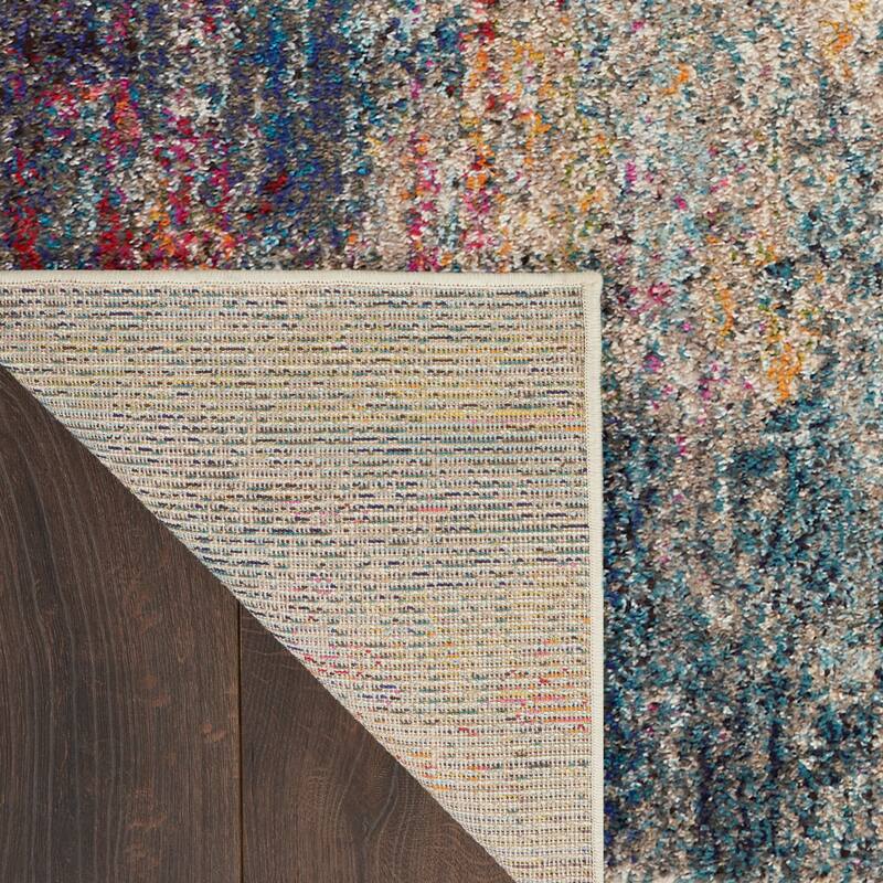 Nourison Celestial Modern Abstract Multicolor Area Rug