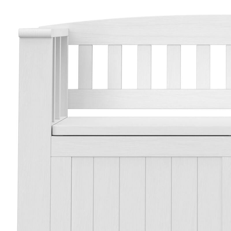 WYNDENHALL Normandy 36" Wide Solid Wood Transitional Small Entryway Storage Bench - 36 Inches wide