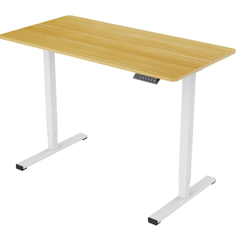 Electric Adjustable Standing Desk, 48x24 Home Office Workstation