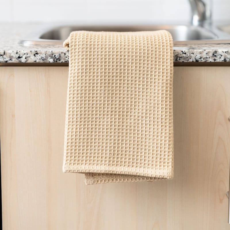 Fabstyles Broadway Waffle Cotton Kitchen Towels - 18x28