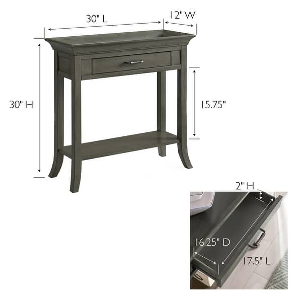 Leick Home Traditional Tray Edge Console Hall Stand