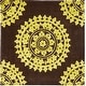 preview thumbnail 65 of 103, SAFAVIEH Handmade Soho Shyhrete Medallion Wool Rug 6' x 6' Square - Brown/Green
