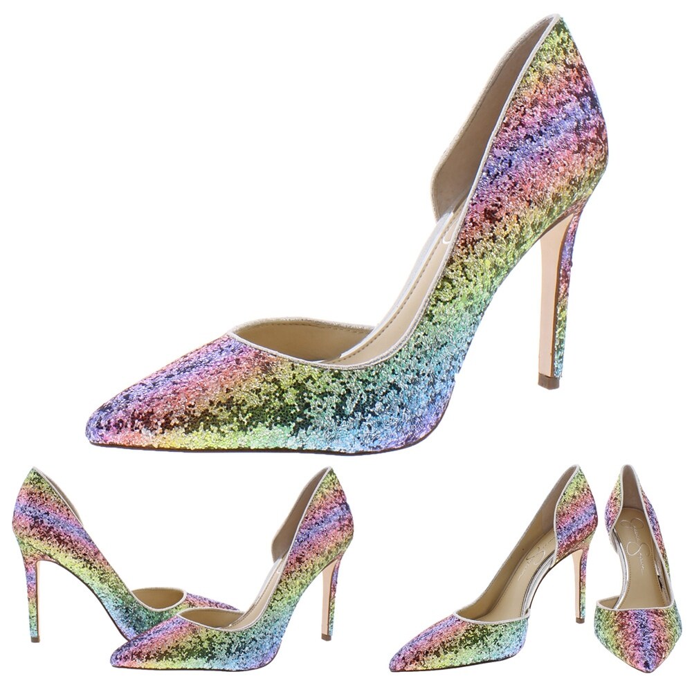 jessica simpson rainbow shoes