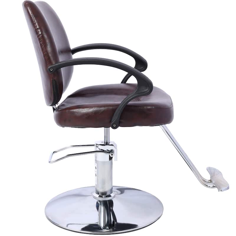 Hair Salon Chair Styling Heavy Duty Hydraulic Pump Barber Chair Beauty Shampoo Barbering Chair,with Barber Cape
