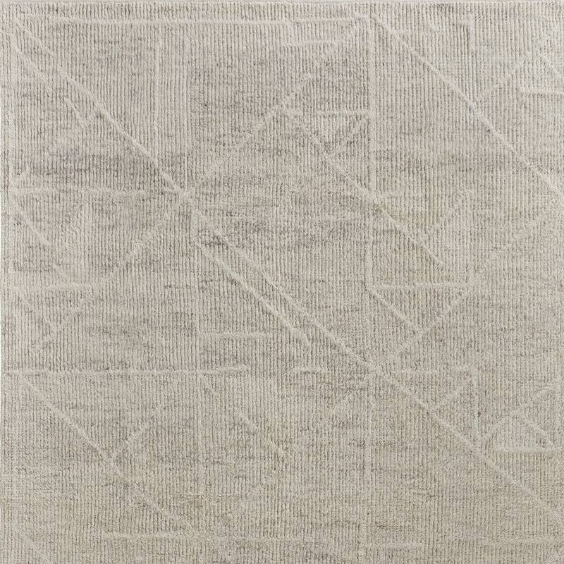 HomeRoots Solid Color Scandinavian Rectangle Area Rug - 180.00 in. x 138.00 in. x 0.39 in.