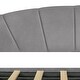 preview thumbnail 9 of 7, Elegant design Clean Silhouette Upholstered daybed Twin Size with Two Drawers and Wood Slat.