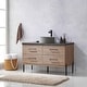 preview thumbnail 53 of 79, Trento Bath Vanity with Sintered Stone Top with Concrete Sink (R)