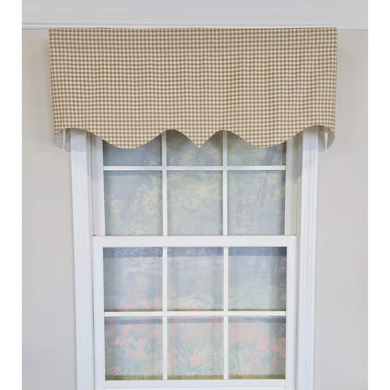 RLF Home Gingham Regal Valance