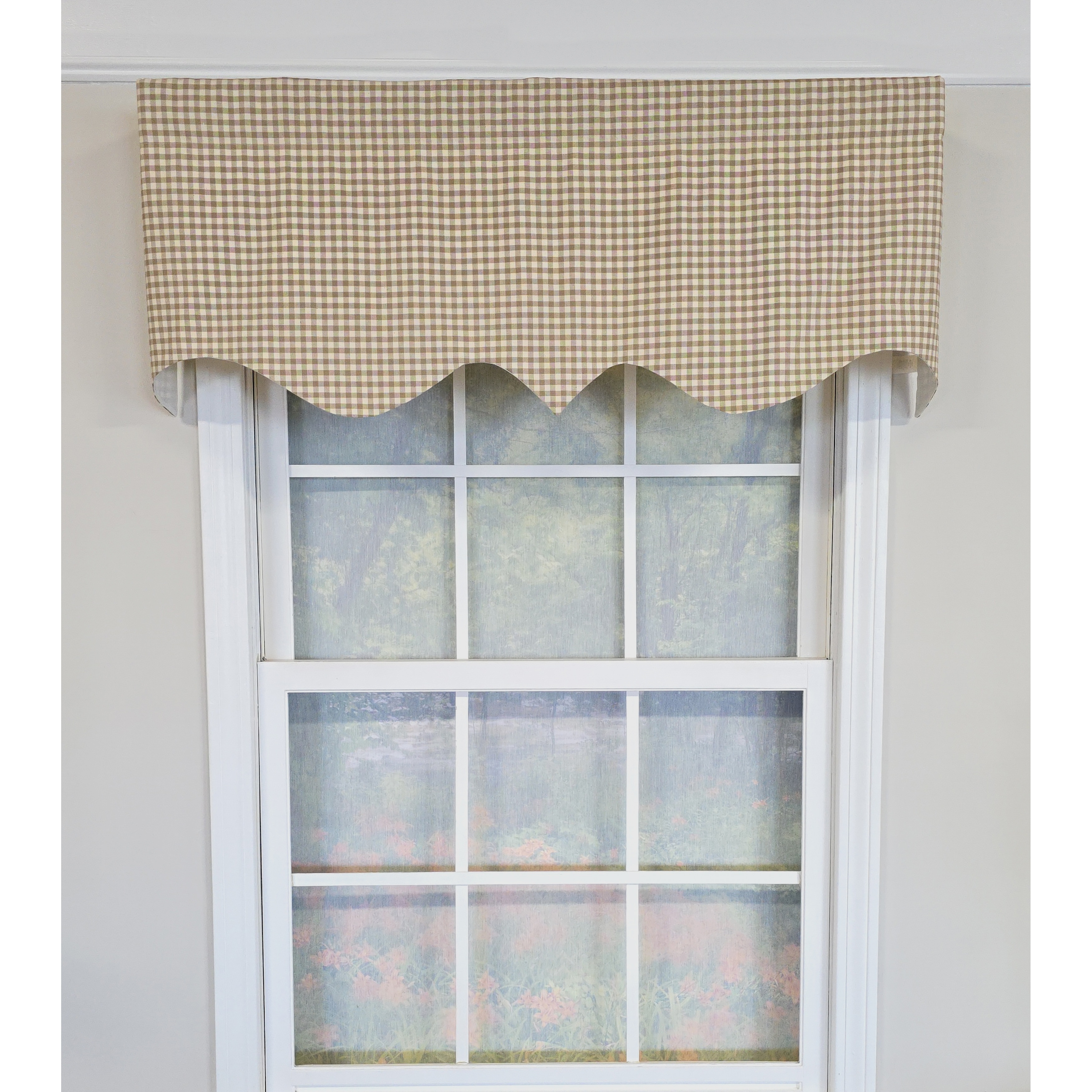 RLF Home Gingham Regal Valance