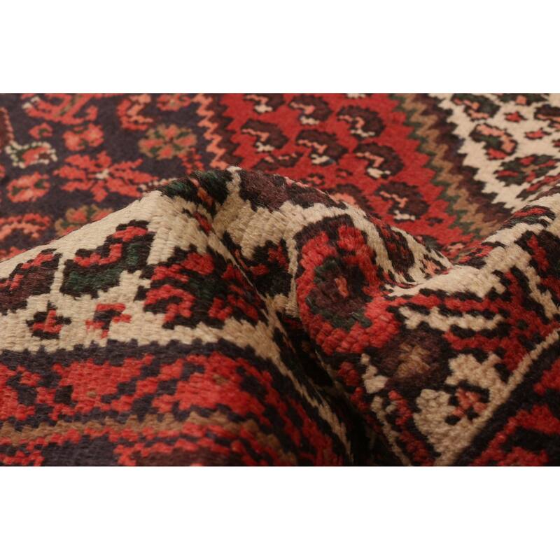 ECARPETGALLERY Hand-knotted Andelz Red Wool Rug - 3'2 x 5'8