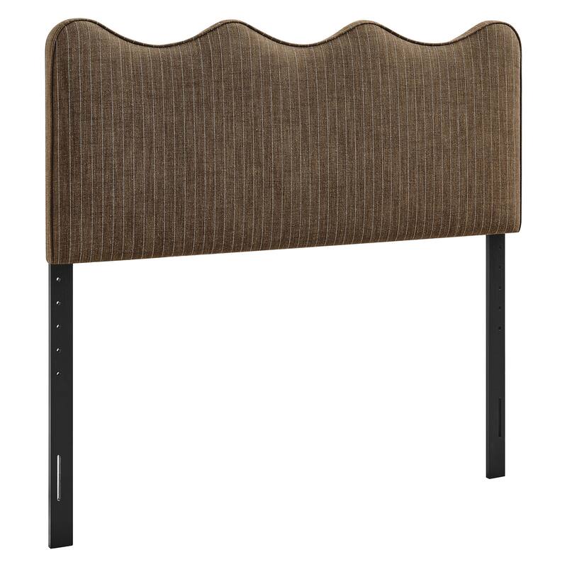Athena Striped Fabric Upholstered Headboard