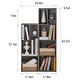 preview thumbnail 3 of 25, VECELO Set of 2 Cube Bookshelves, 3-Tier & 4-Tier Open Storage Shelves with Irregular Cubes for Living Room Bedroom Office