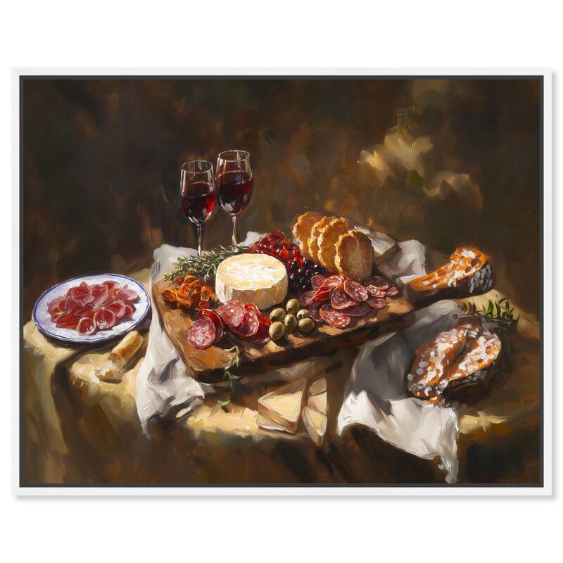 Art of Charcuterie Canvas by Art Remedy - White - 20" x 16"