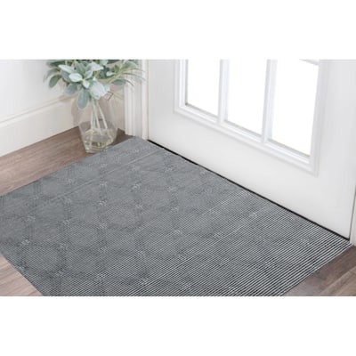 Geometric Modern Woven Area Rug - 36' X '24' X '0.5