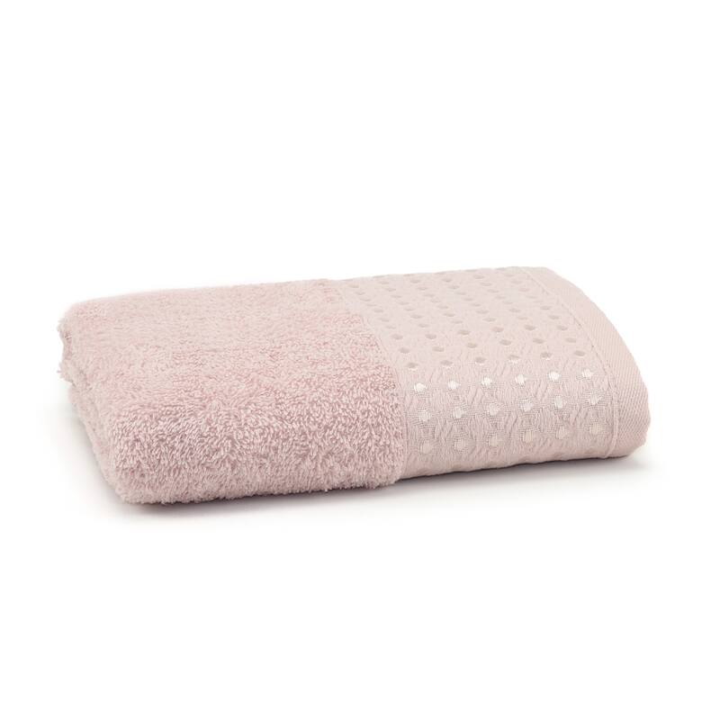 East'N Blue Petek Turkish Cotton Hand Towel (Pack of 1) - Blush