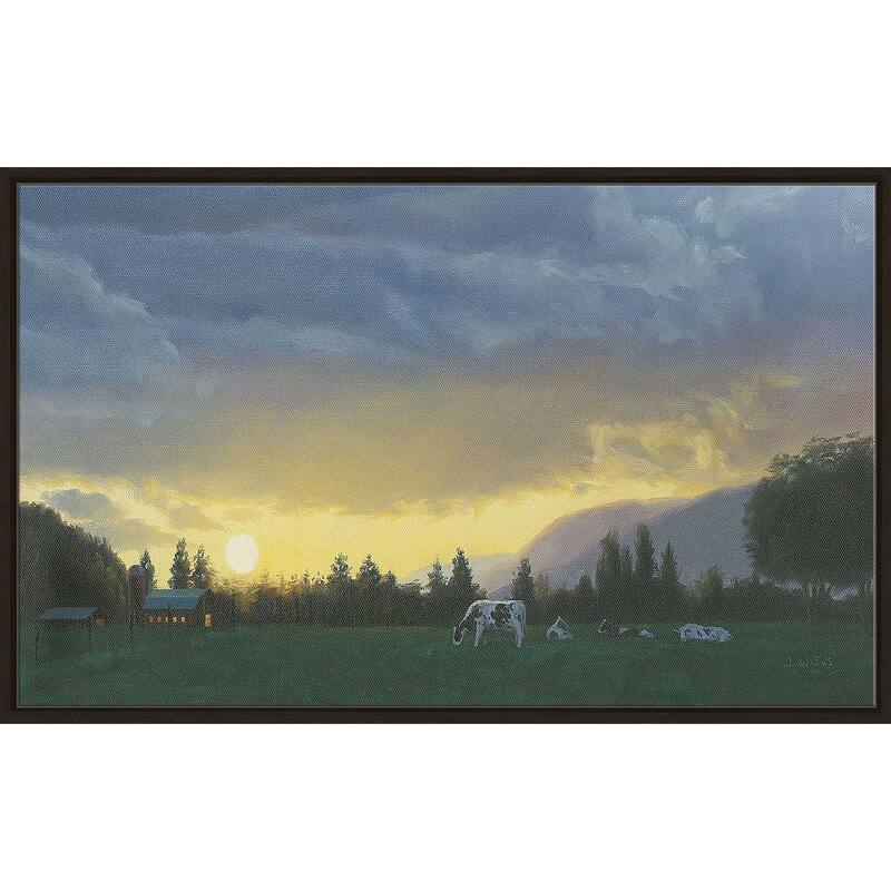 "Farm Life II" Print on Floating Canvas