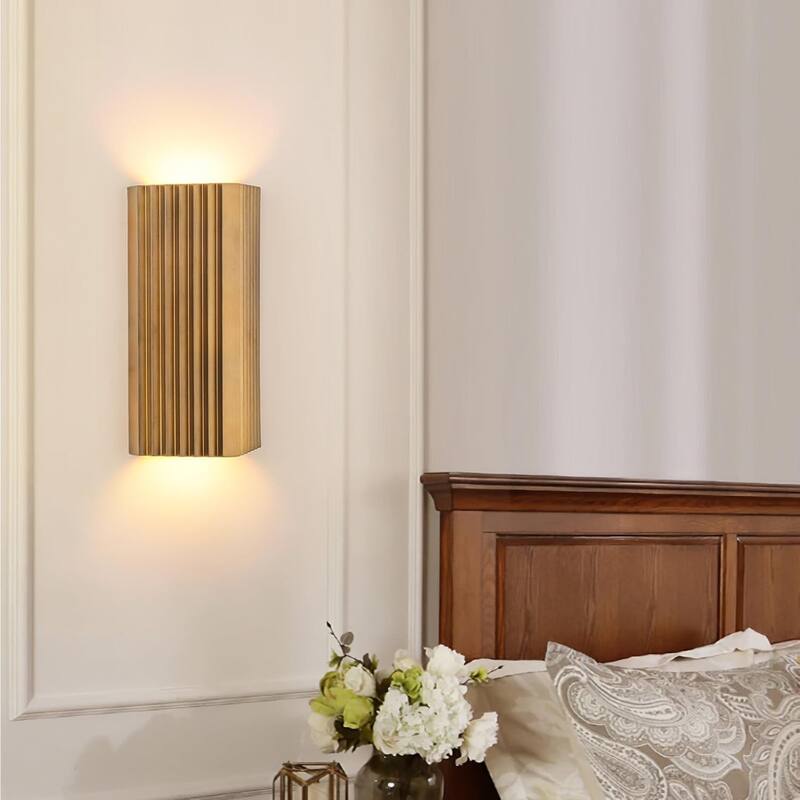 Led mount light brown wall lights metal corridor light