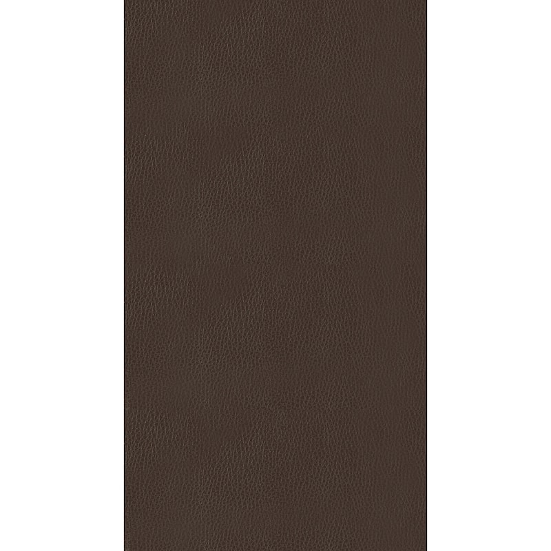 2-Piece Round Swivel Bar Stool Set - Brown Faux Leather with Nailhead Trim & Brown Frame