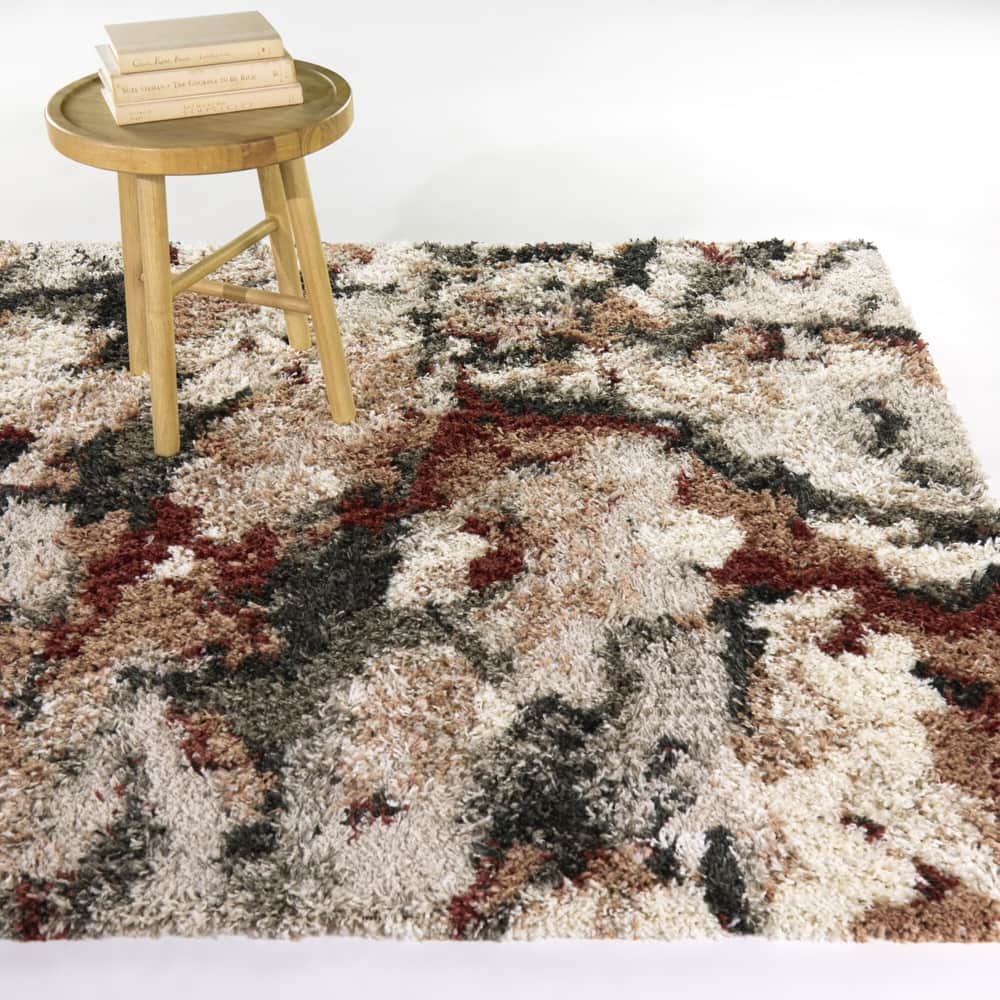 Kaden Abstract Shag Area Rug