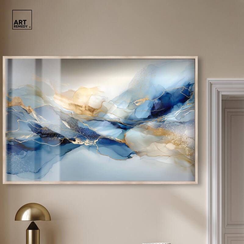 Postmodern Flow I Shadowbox by Art Remedy