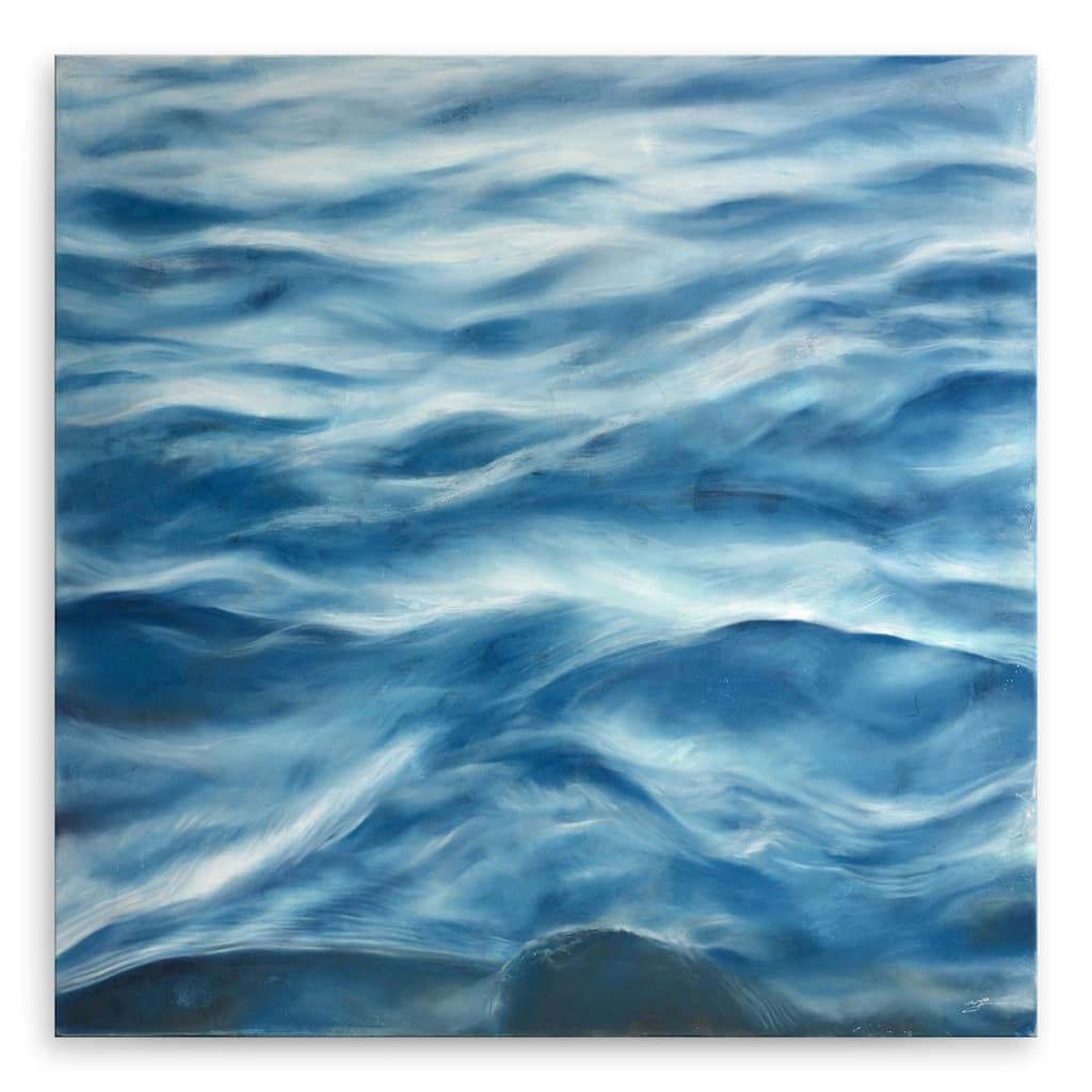Megan James 'Underwater Clouds III' Modern Coastal Canvas Wall Art