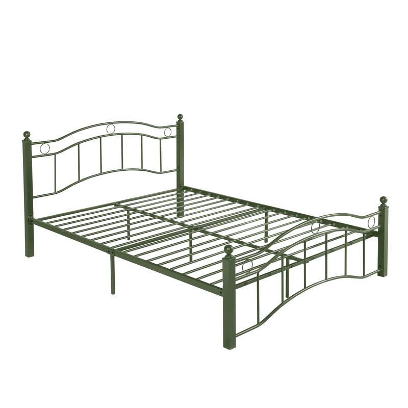 Bouvardia Contemporary Iron Bed Frame by Christopher Knight Home