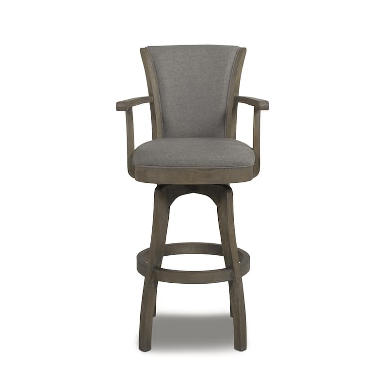 Swivel Bar Stool with Armrests