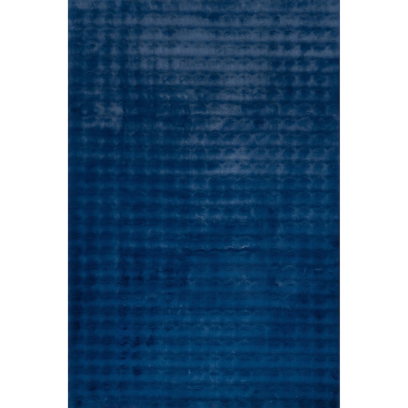 Nuloom Jeni Solid Plush Machine Washable Area Rug