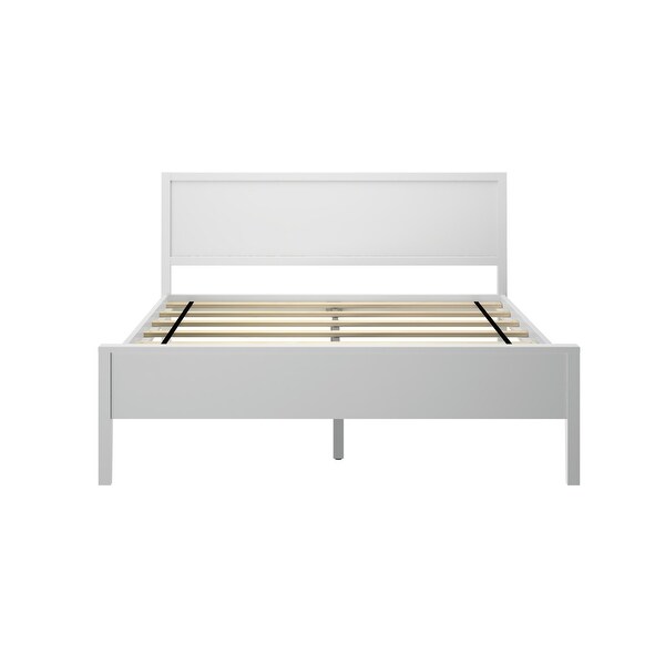 メビウスページ Max and Lily Queen-Size Bed with Panel Headboard - On Sale