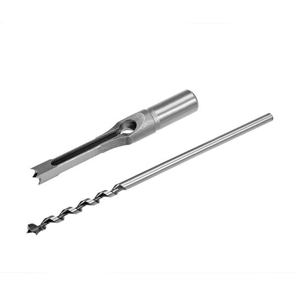 Shop Square Hole Drill Bit Wood 3 8 Hollow Chisel Mortiser Auger