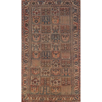 Multi-Color Bakhtiari Persian Area Rug Handmade Wool Carpet - 5'3"x 9'9"